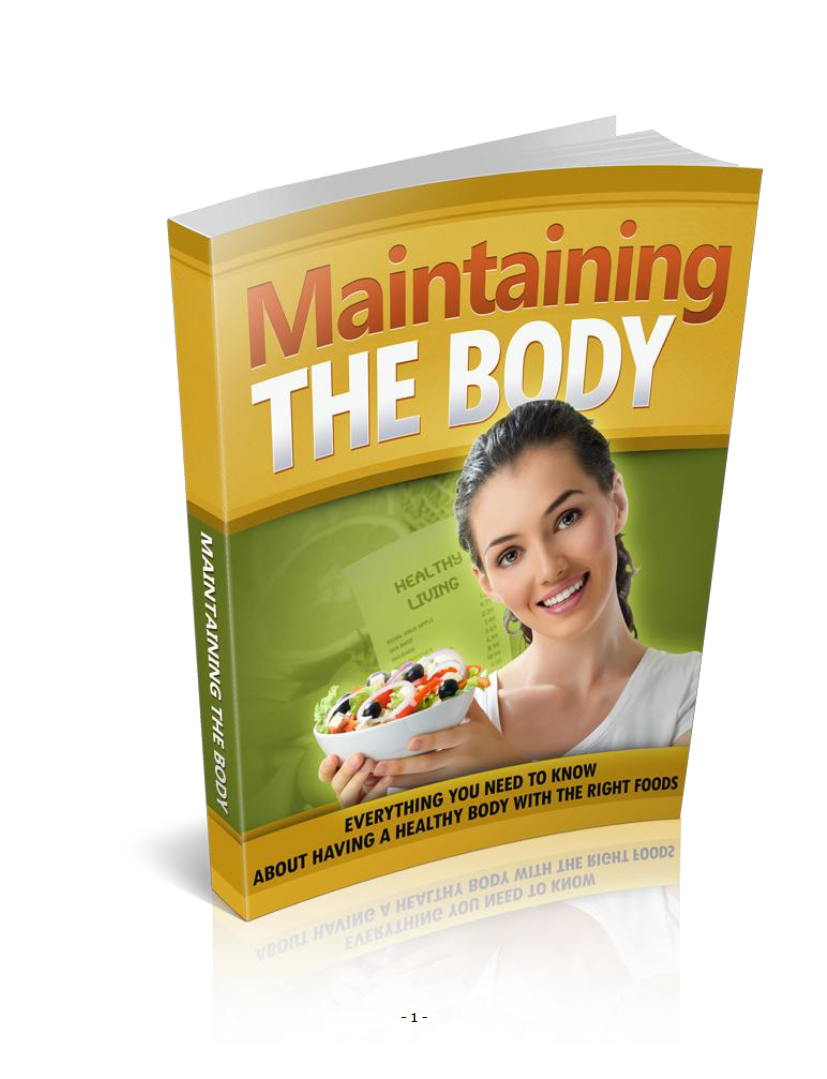 Maintaining The Body