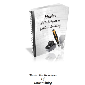 Master the techniques of Letter writting
