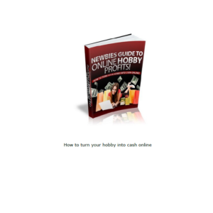 Newbies guide to Online Hobby profits