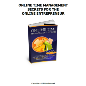 Online Time Management Secrets