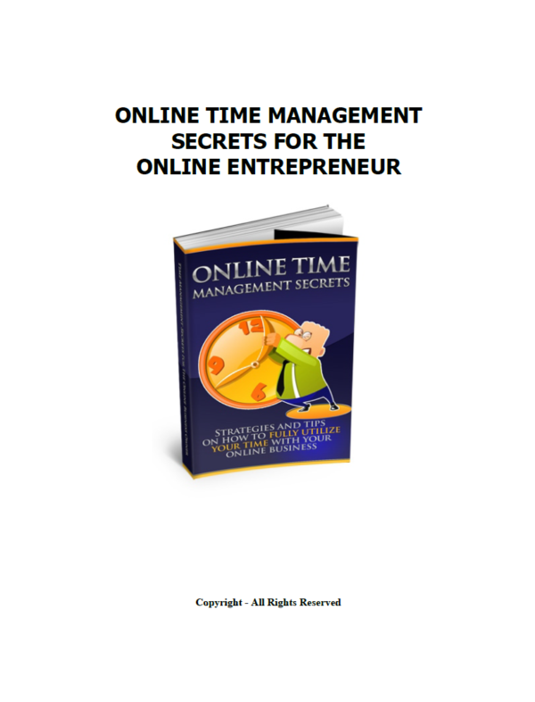 Online Time Management Secrets