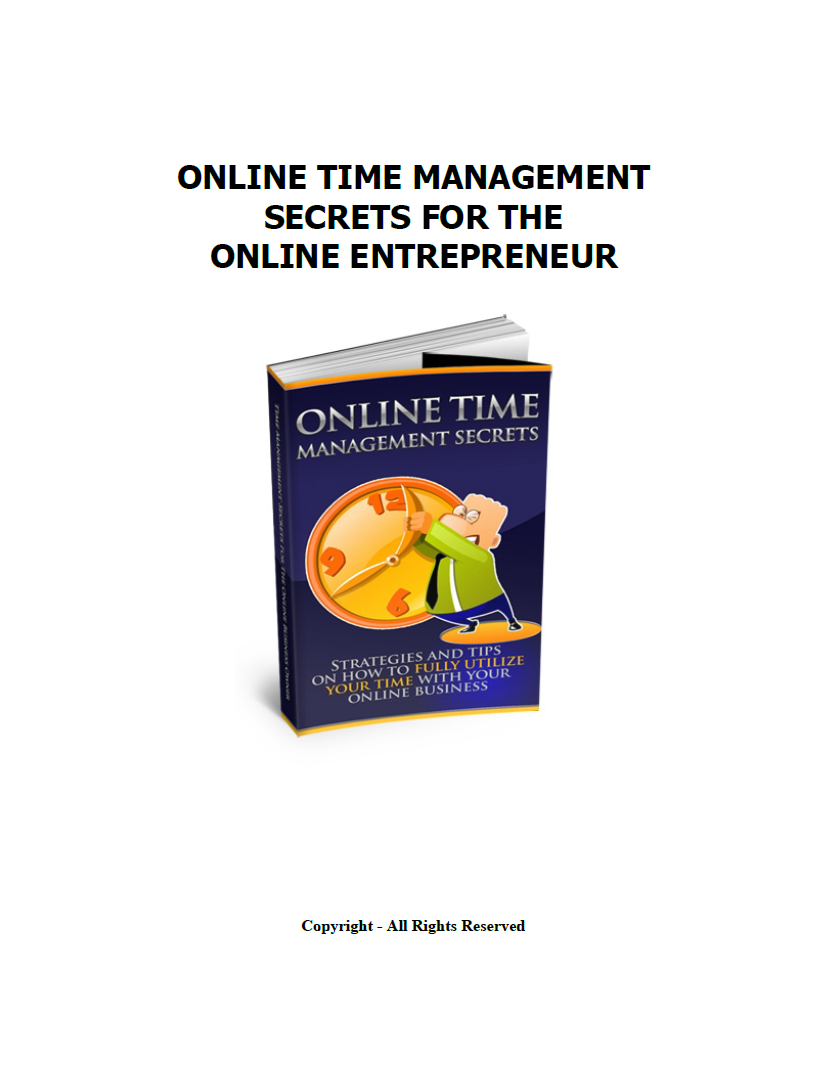 Online Time Management Secrets