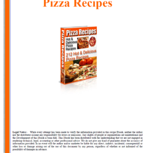 Pizza recipes