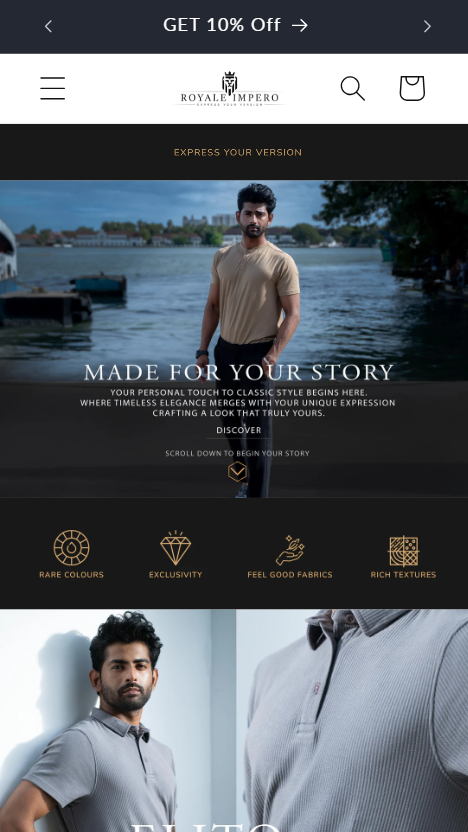 Custom E-commerce Website Developed with SEO-Optimized Design and Secure Payment Integration
